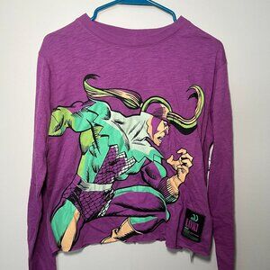 Marvel Comics Loki Long Sleeve - XS - New with tags - Master of Mischief
